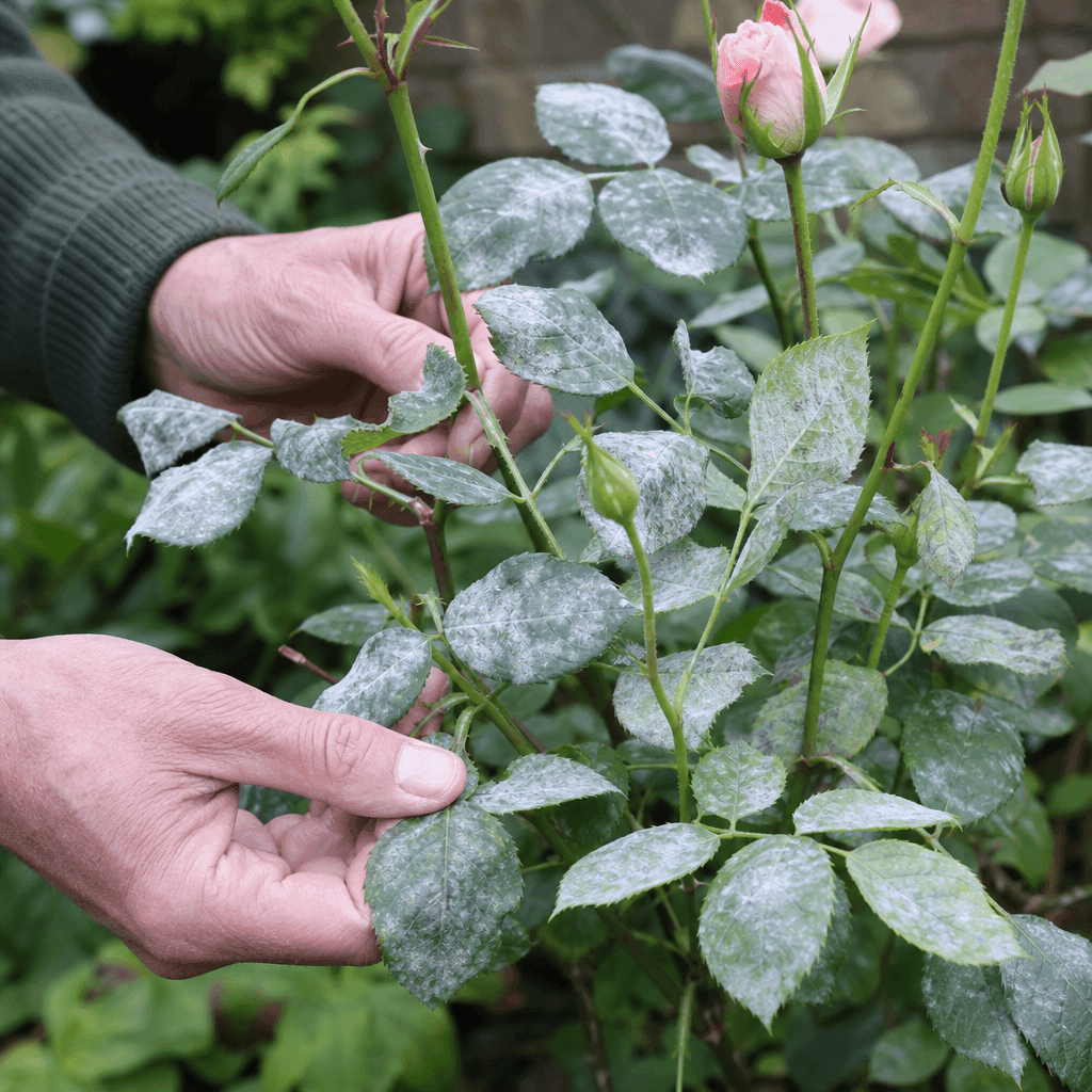 Powdery mildew on roses — overview