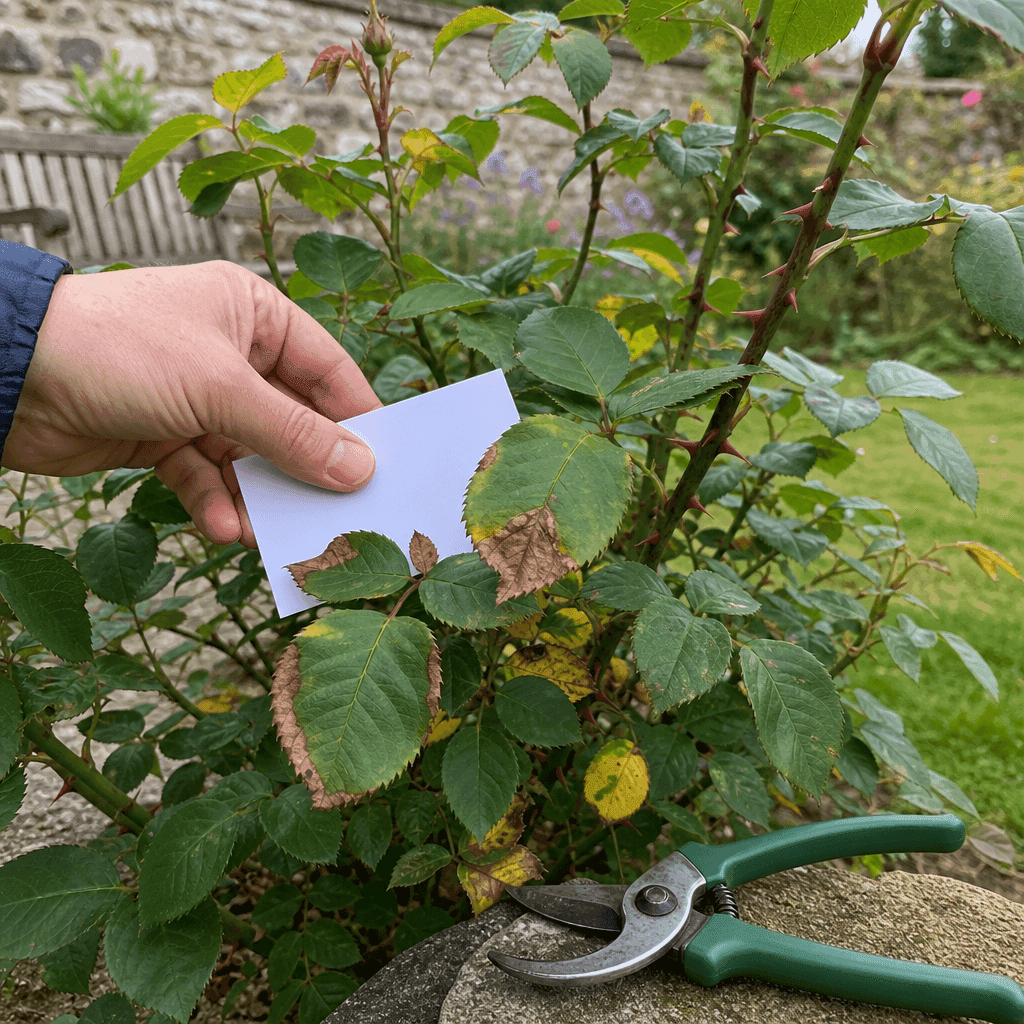 Rose brown leaves — decision path