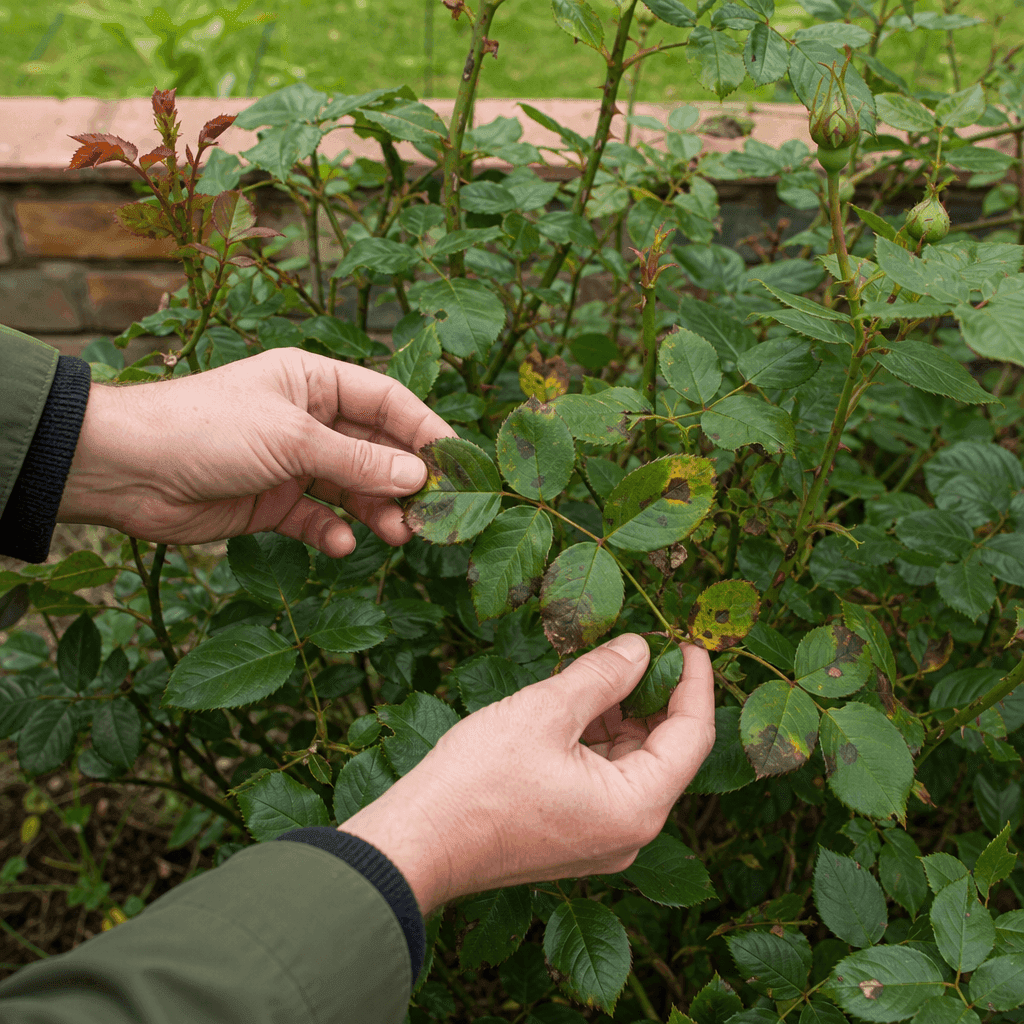 Rose brown leaves — quick diagnosis chart