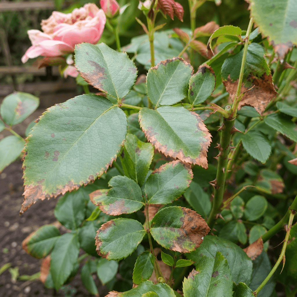 Rose brown leaves — what not to do