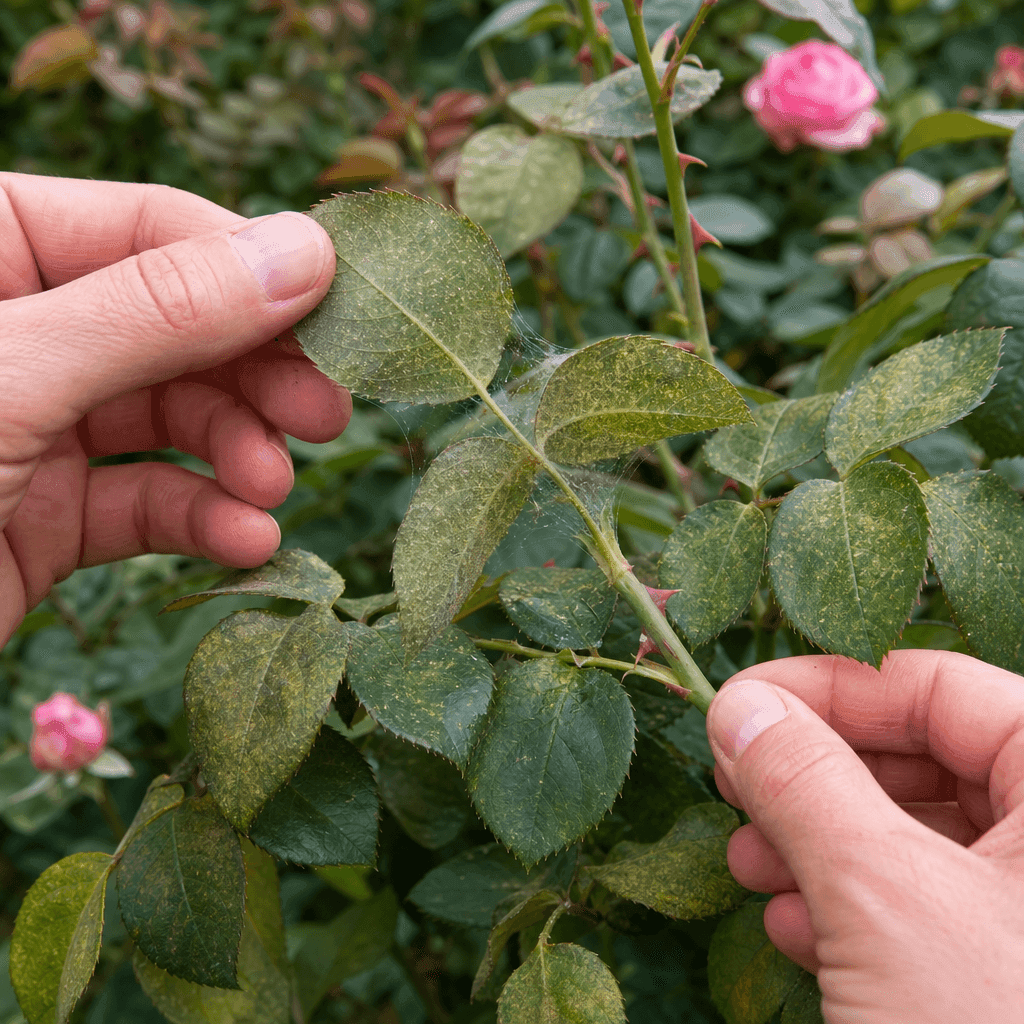 Spider mites on roses — quick diagnosis chart