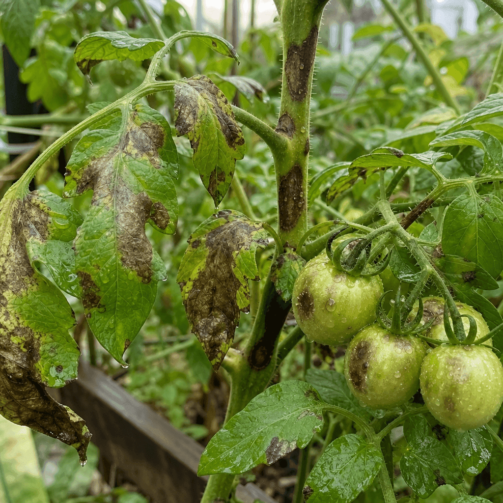 Tomato blight — what not to do