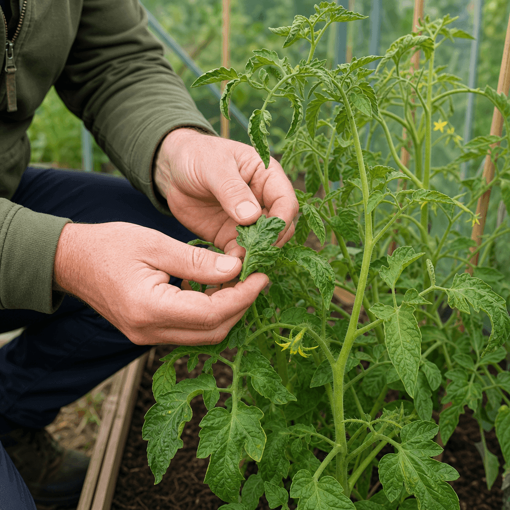 Tomato Leaves Curling Down — overview