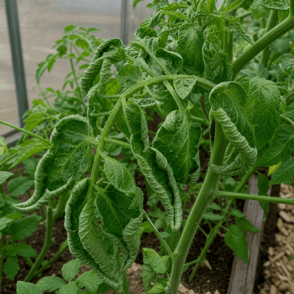 Tomato Leaves Curling Down — what not to do