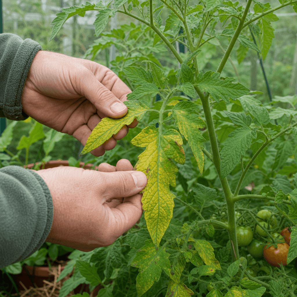 Yellow leaves on tomato plants — quick diagnosis chart