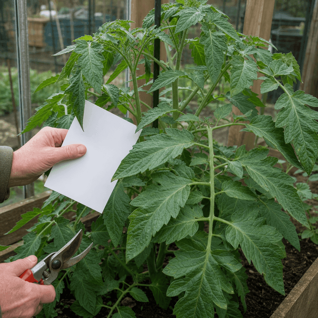 Tomato plant not flowering — decision path