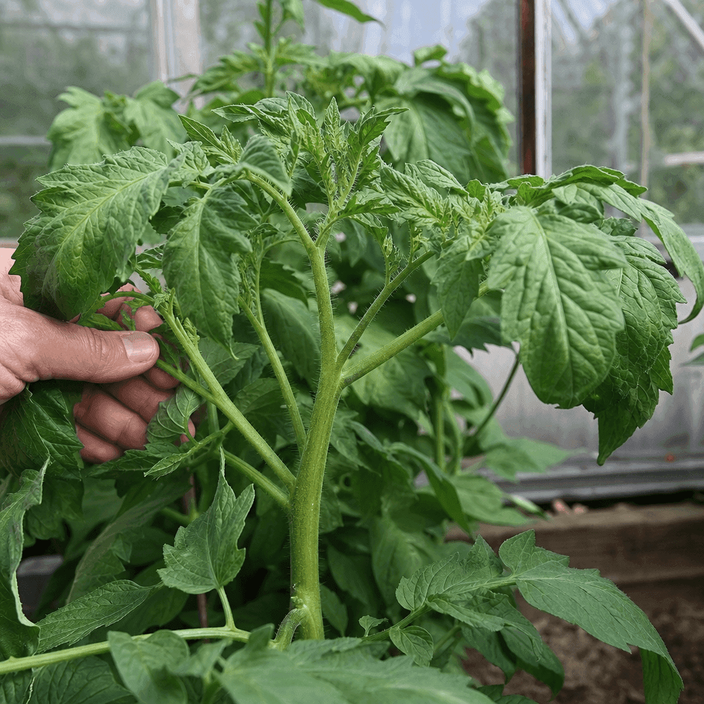 Tomato plant not flowering — what not to do