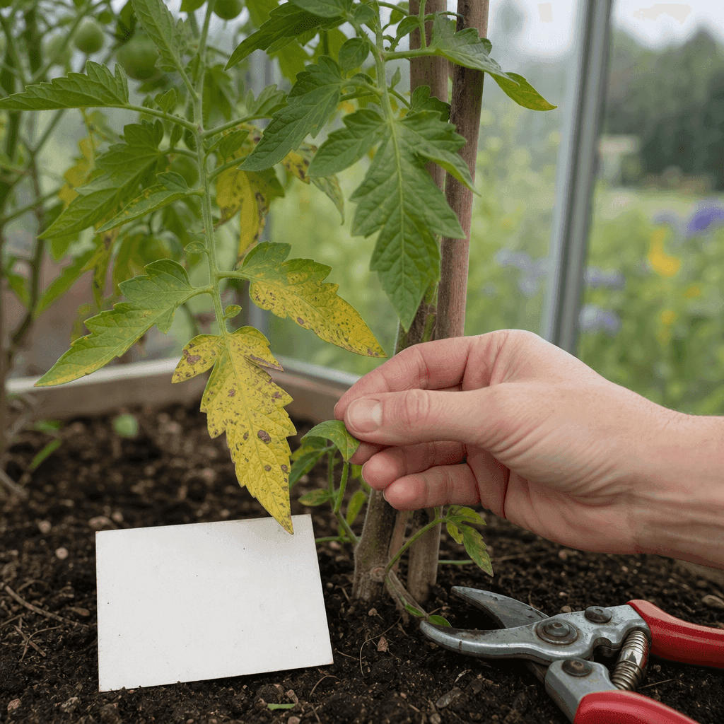 Tomato plant problems — decision path