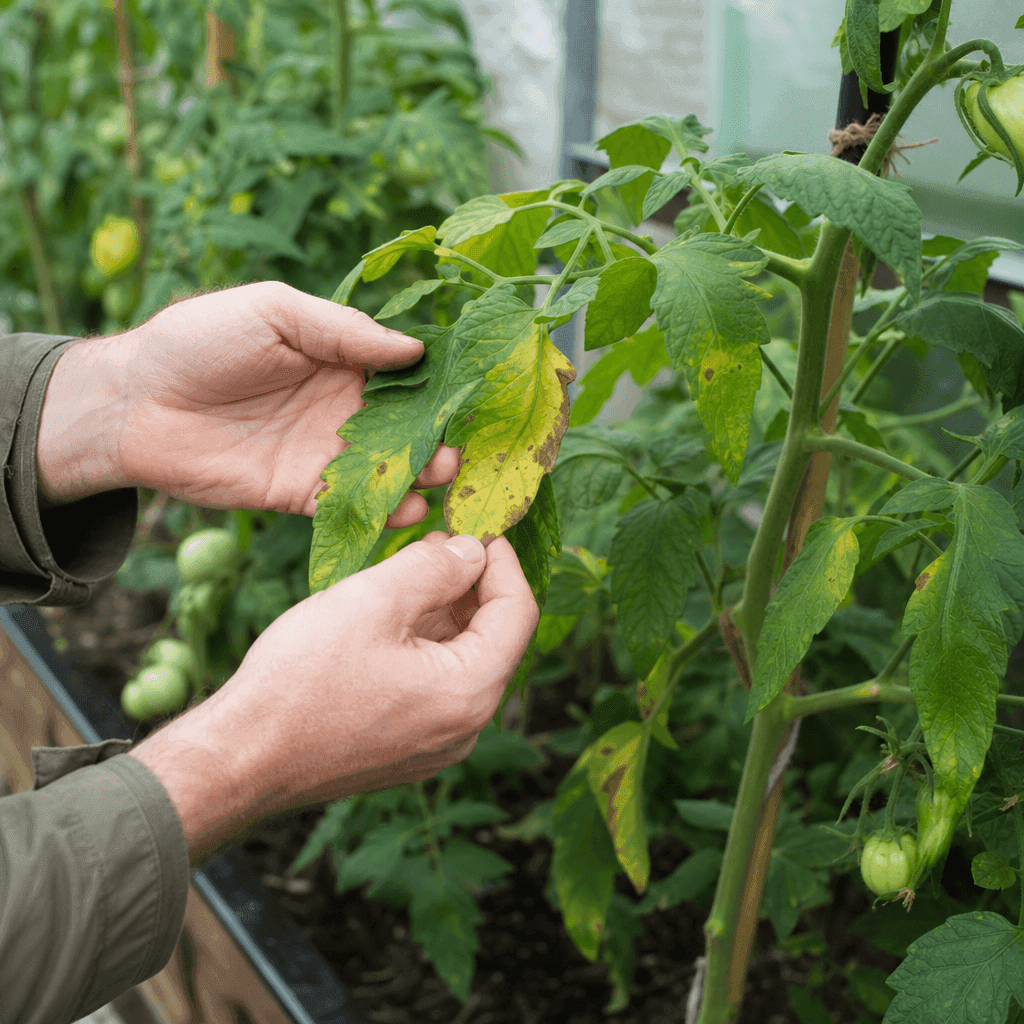 Tomato plant problems — quick diagnosis chart