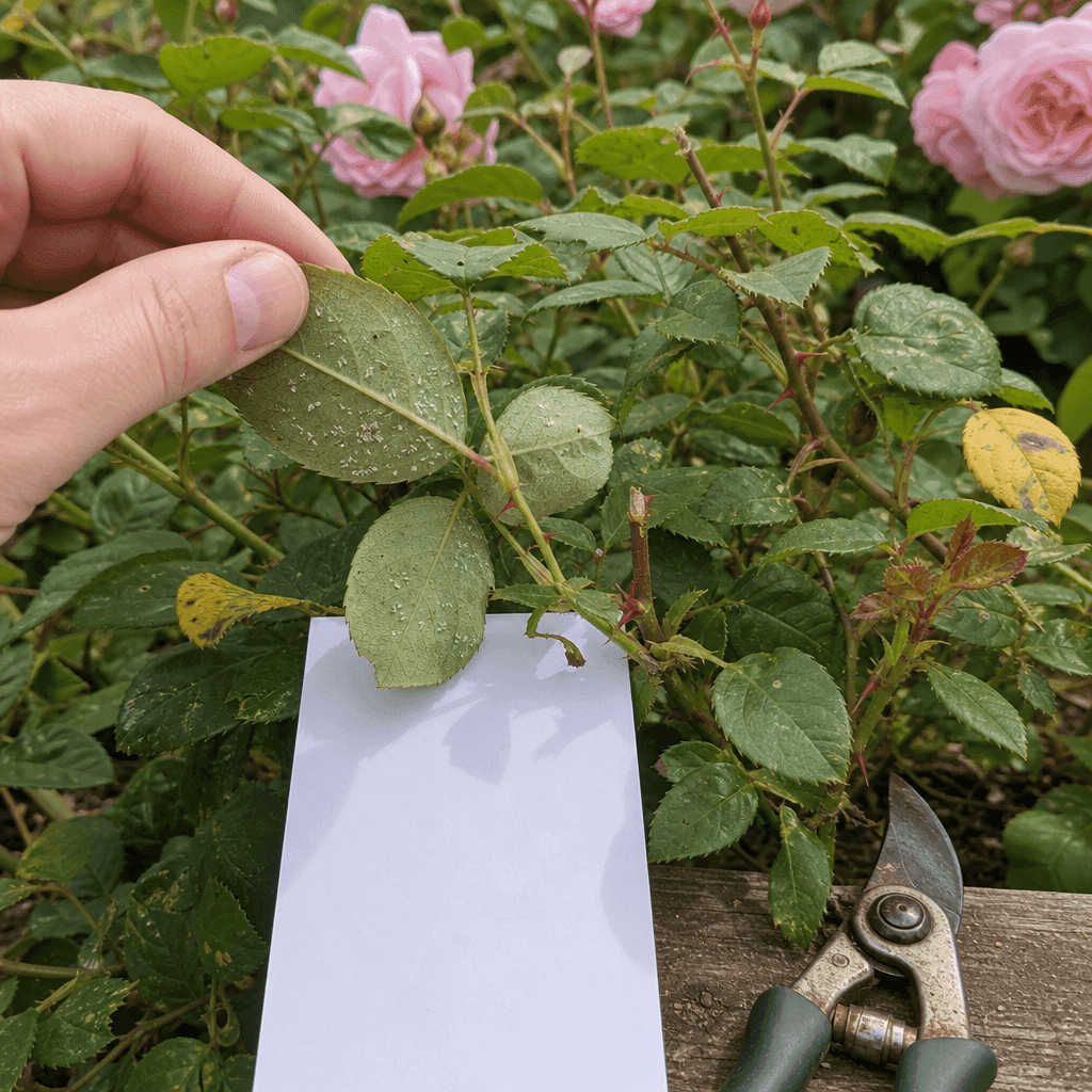 Whitefly on roses — decision path
