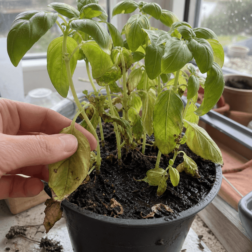 Why is my basil plant dying — what not to do