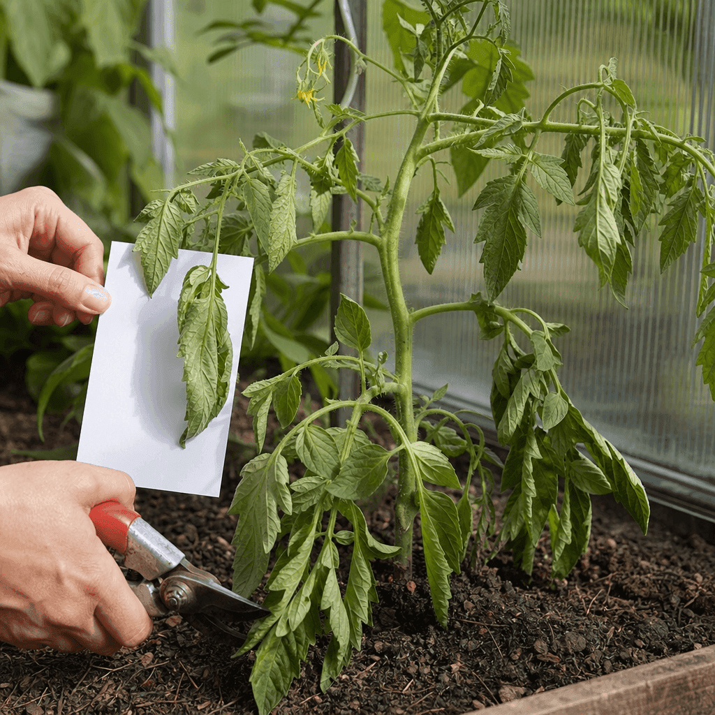 Wilting tomato plant: First check: is it temporary wilt or dangerous wilt?