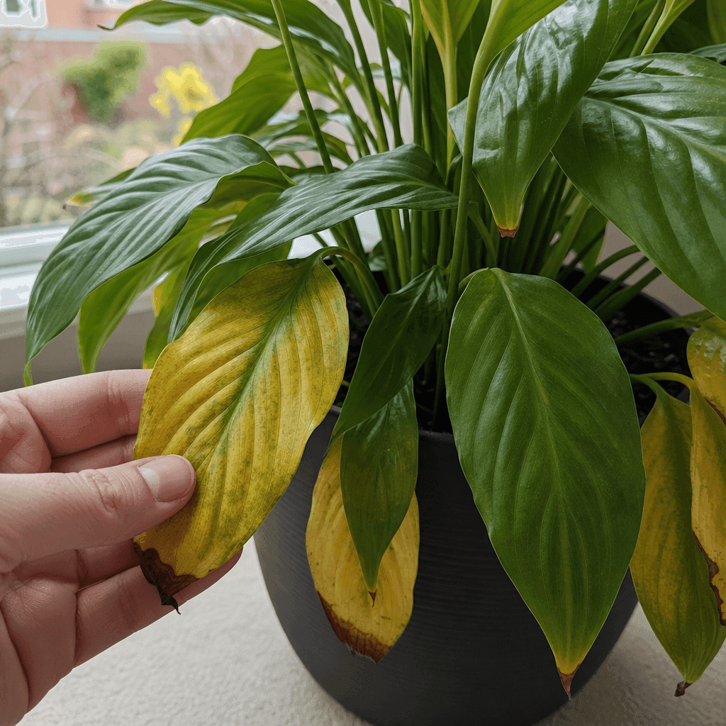 Yellow leaves on indoor plants — what not to do